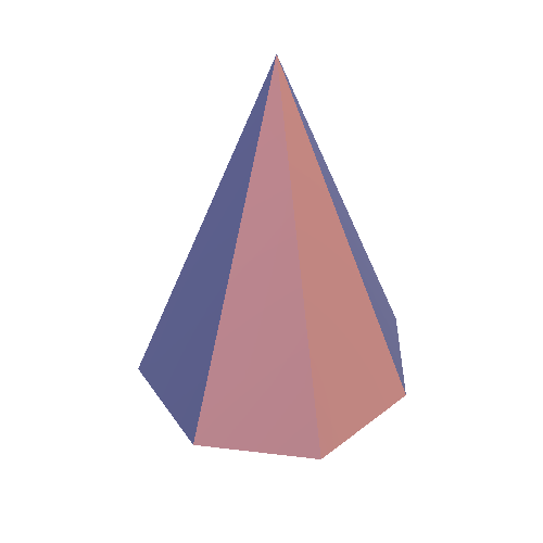 Octagonal pyramid